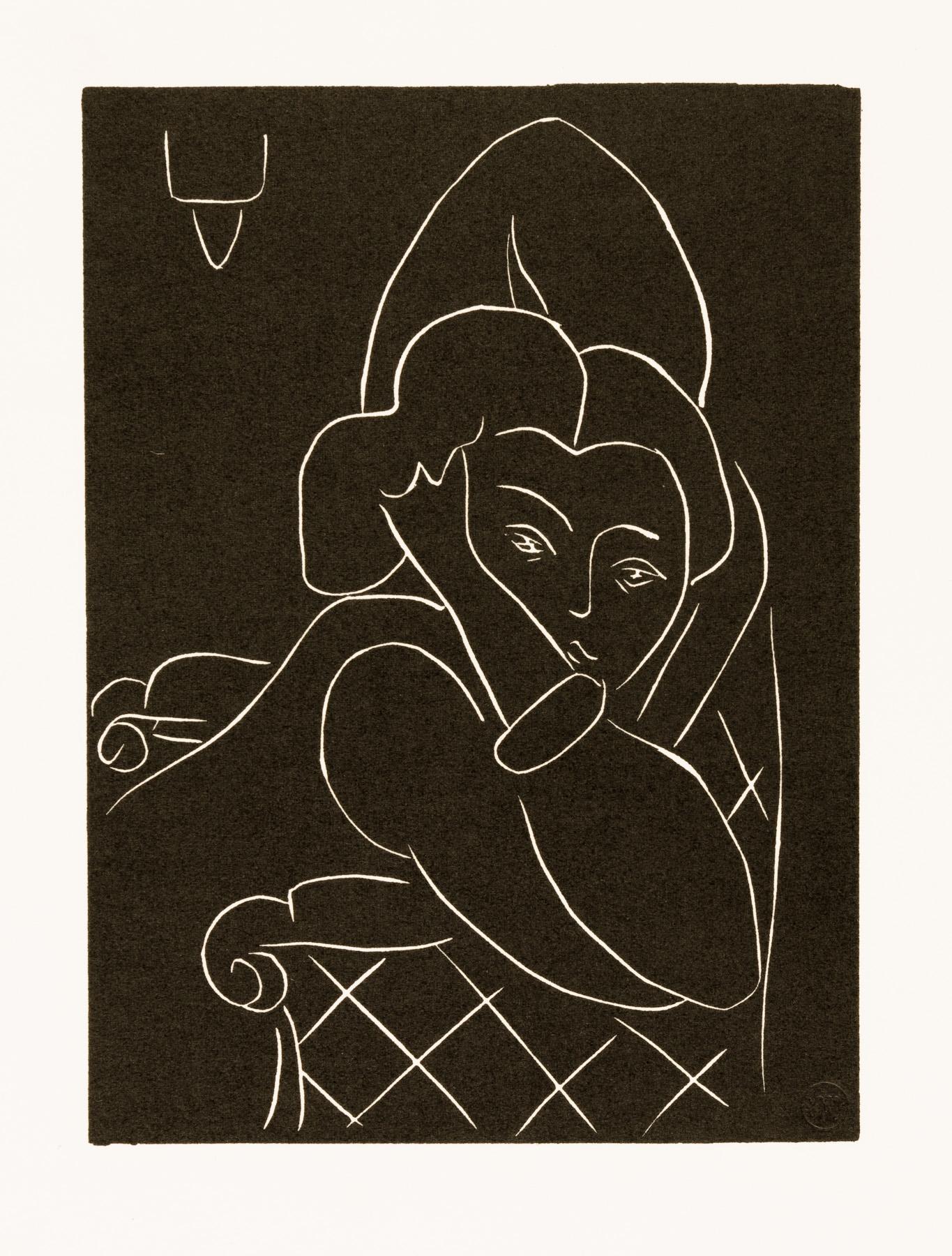 Henri Matisse Figurative Print - ". . . Et je me reposerai enfin dans le rien que je convoite . . . "