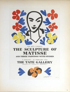 1959 After Henri Matisse 'The Tate Gallery' Modernism Multicolor Lithograph