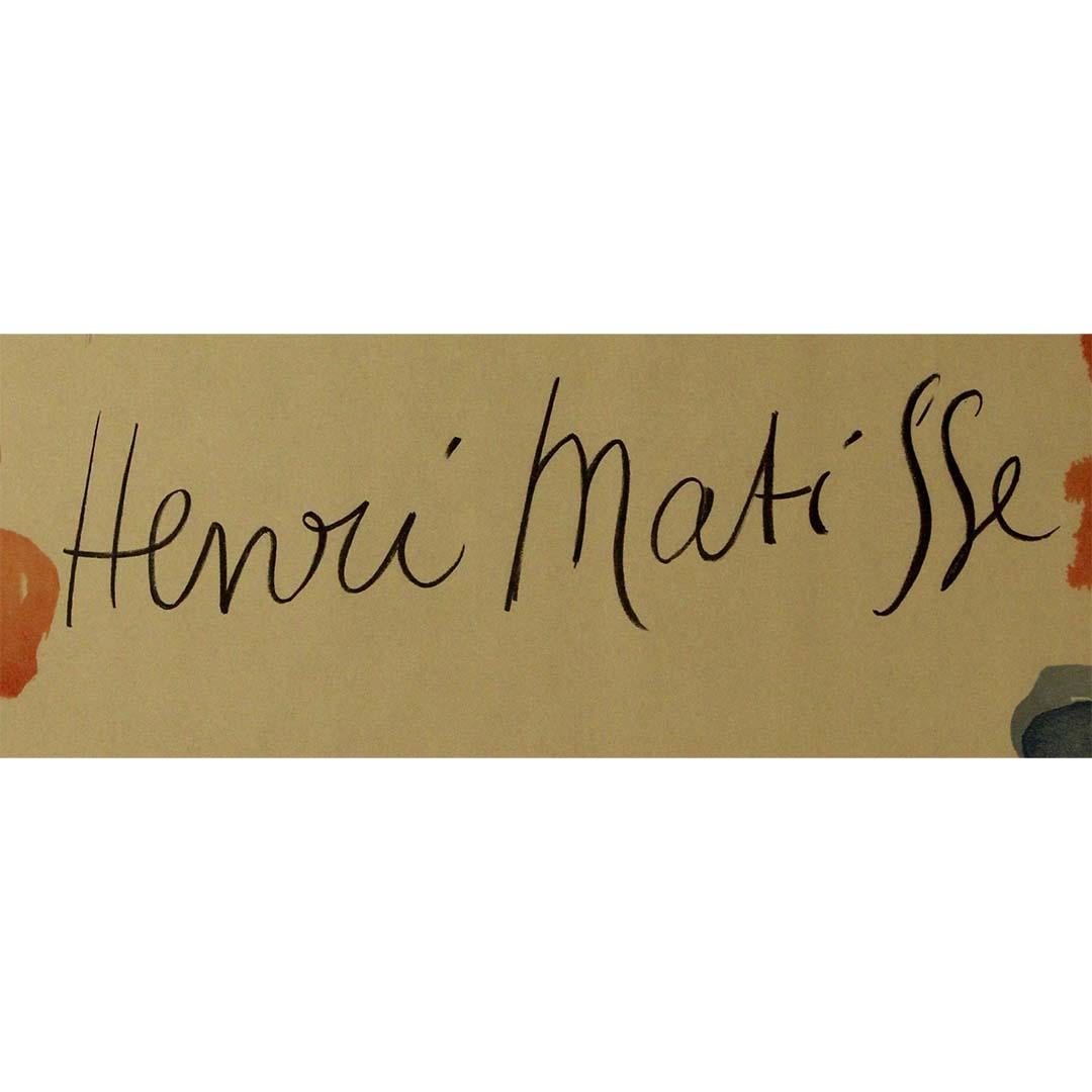 1962 original exhibition poster by Henri Matisse - Jacques Dubourg For Sale 2