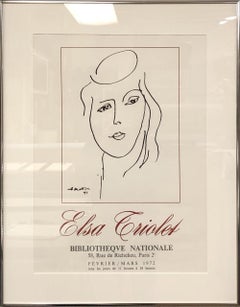 1972 After Henri Matisse 
Elsa Triolet
 Modernism Brown, Black 
White, Red