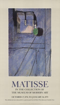 1978 After Henri Matisse 'View of Notre Dame' Impressionism Blue, Green, Gray