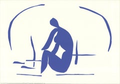 Retro 1991 Henri Matisse 'Baigneuse dans les Roseaux' 