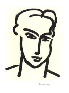Retro 1995 Henri Matisse 'Grande Tete De Katia' 