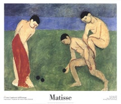 Retro 1999 Henri Matisse 'Lawn Bowling' Impressionism Offset Lithograph