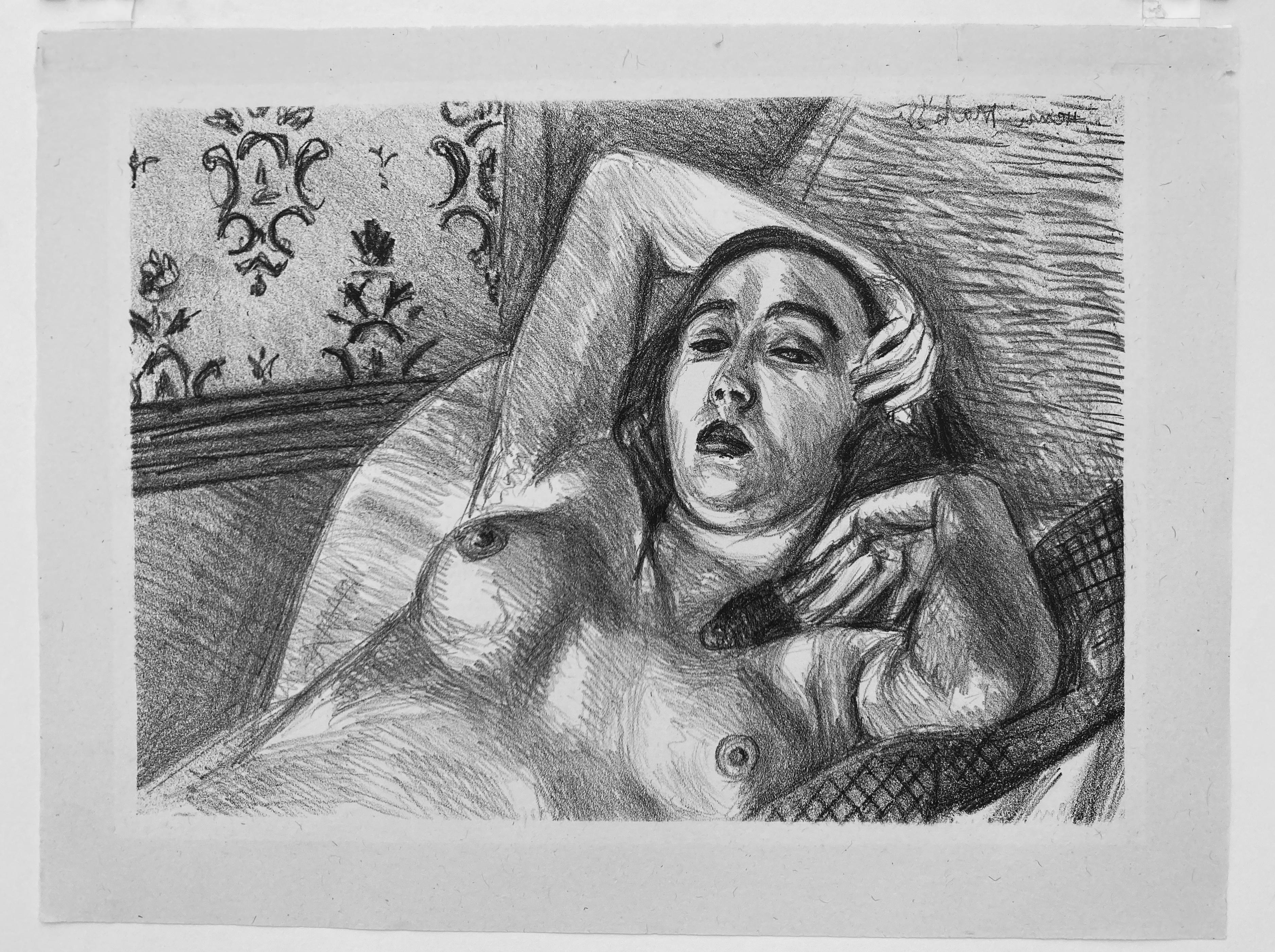 ‘Le Repos du Modele' - Print by Henri Matisse