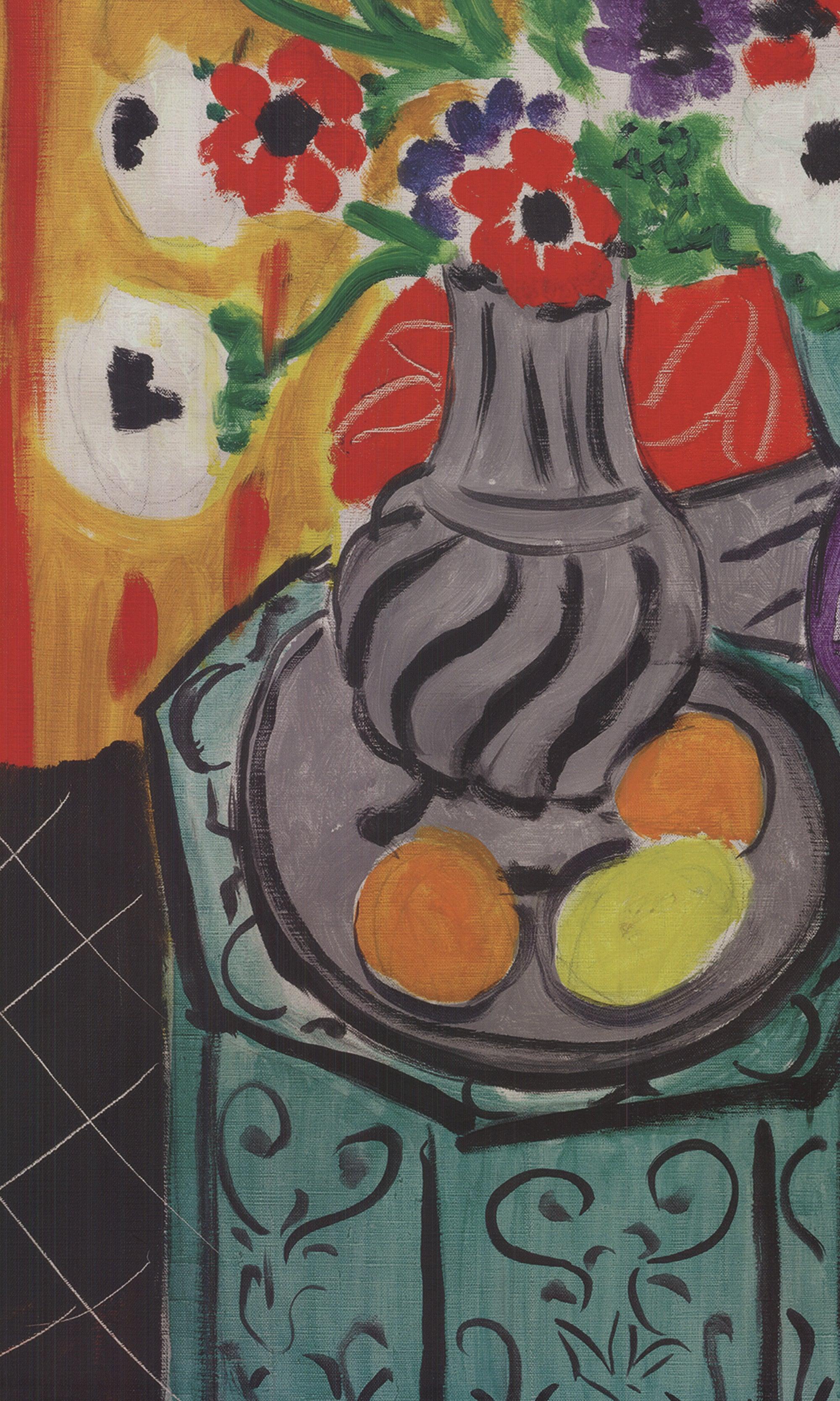 2004 Henri Matisse 'Lila Gewand und Anemonen' Lithographie 2