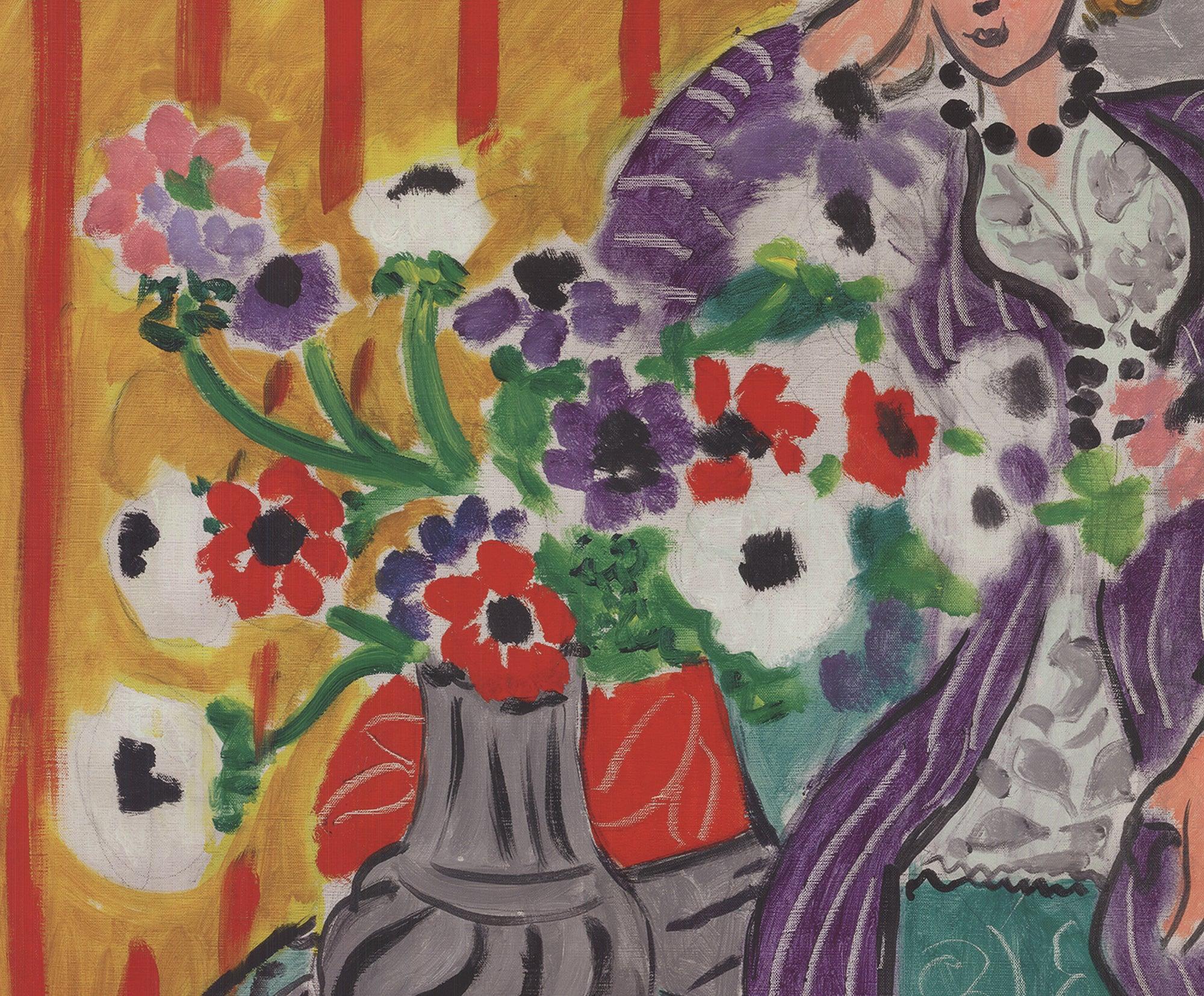 2004 Henri Matisse 'Lila Gewand und Anemonen' Lithographie 3