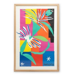 After Henri Matisse, Gouache Decoupee, 1970, Large Framed Lithograph, Framed