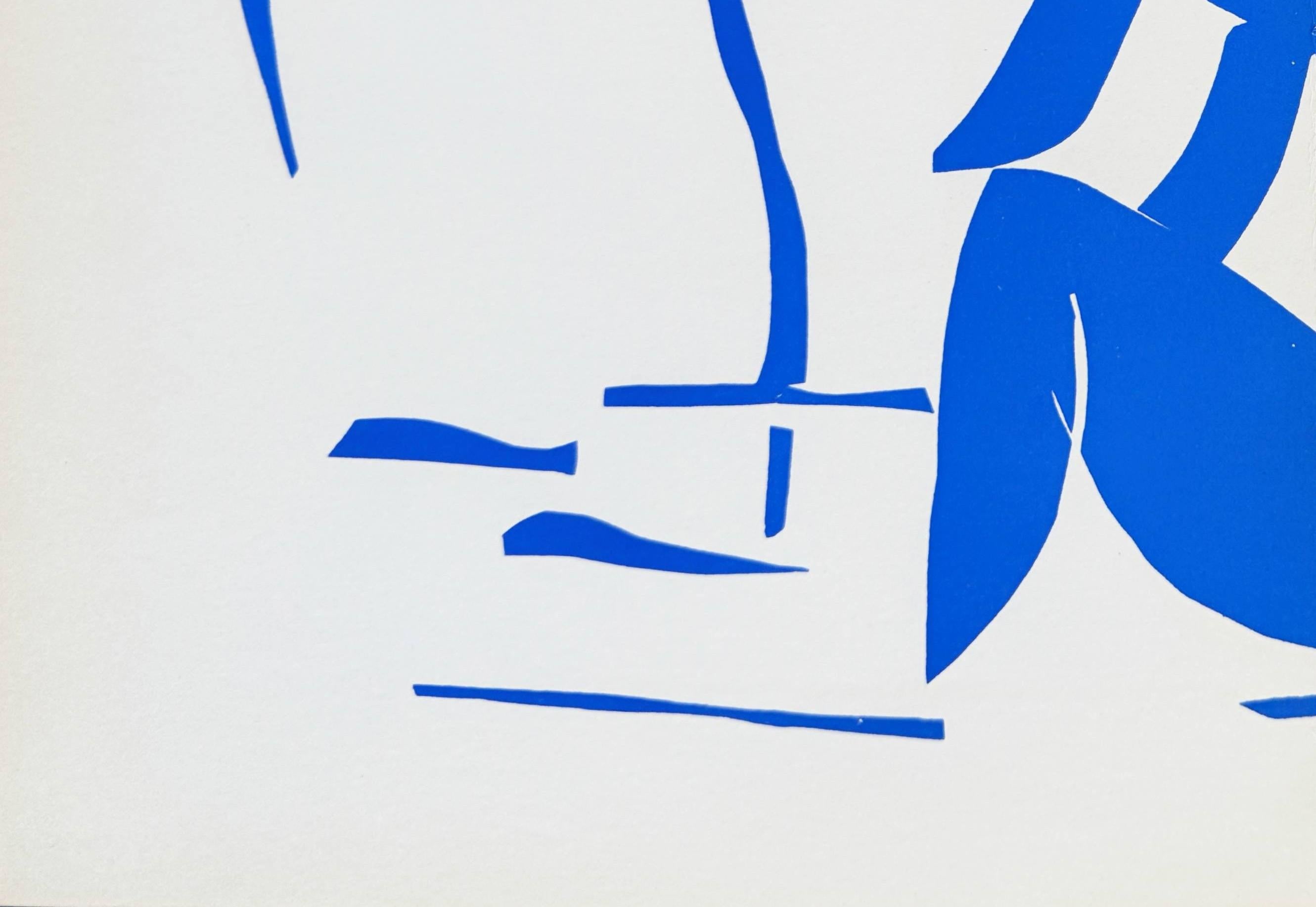 Baigneuse Dans Les Resaux - Gray Print by Henri Matisse