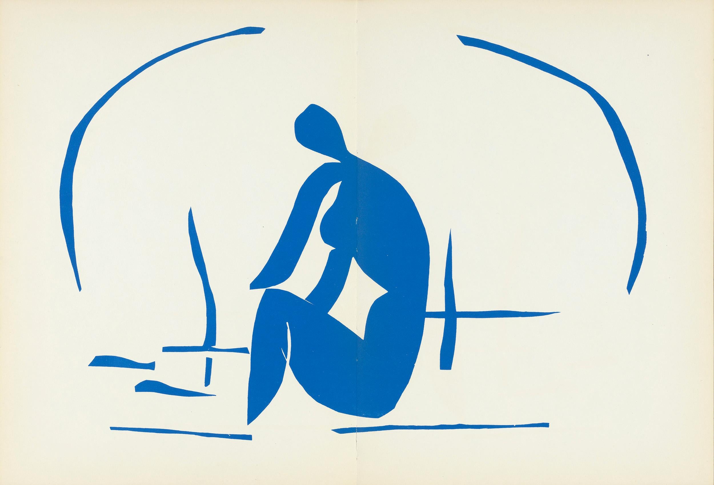 Figurative Print Henri Matisse - Baigneuse dans les Roseaux