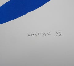 Blue Nude II (small model) - Signed Lithograph