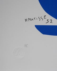 Blue Nude III - Signed Lithograph