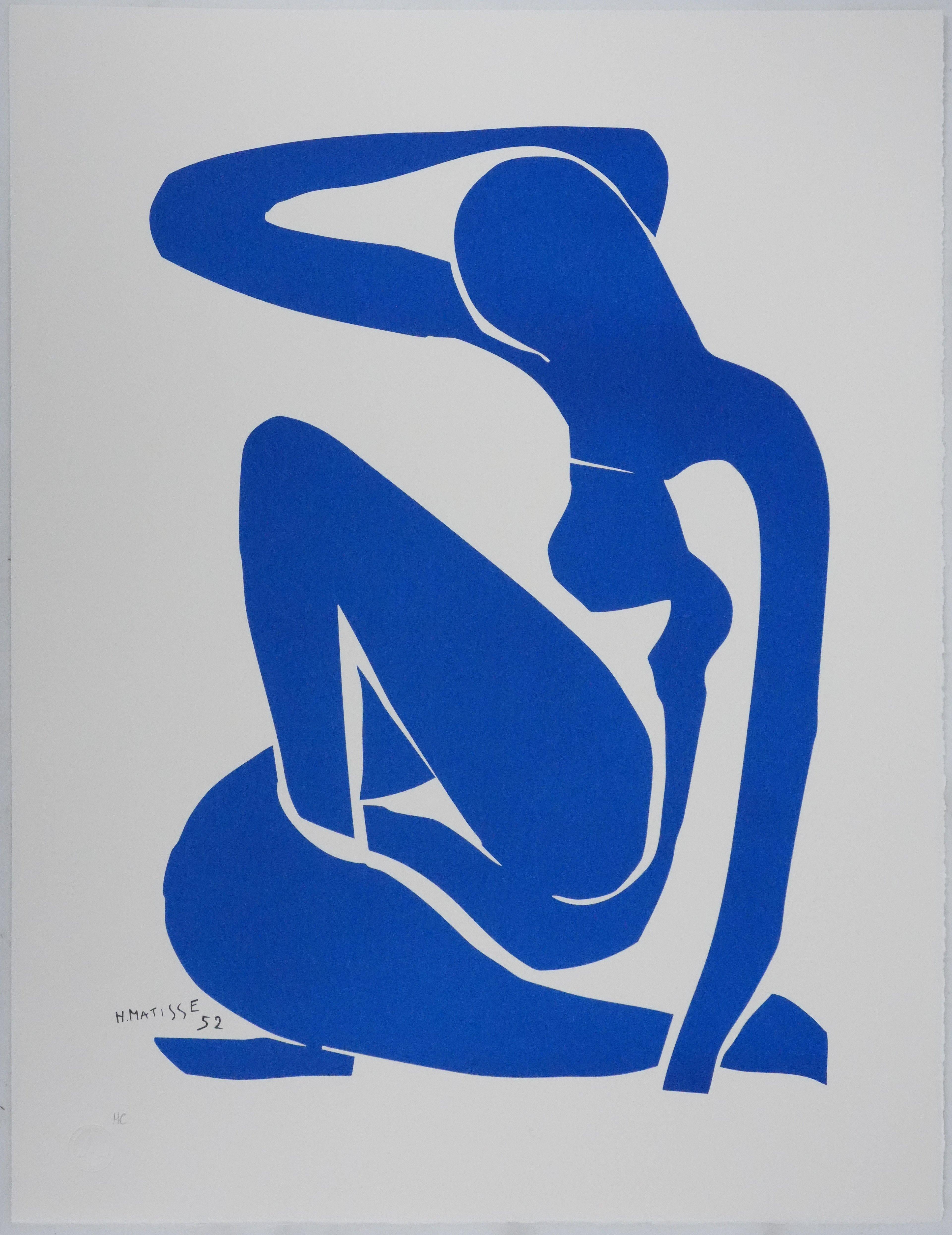 Henri Matisse Nude Print - Blue Nude III - Signed Lithograph