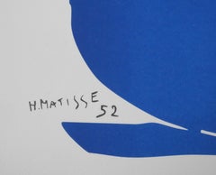 Blue Nude III (small model) - Signed Lithograph