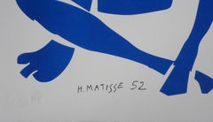 Blue Nude IV (small model) - Signed Lithograph