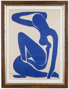 Vintage Blue Nude - Photolithograph after Henri Matisse - 1993