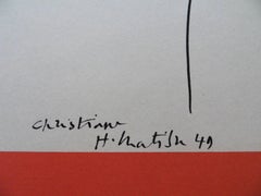 Christiane : Dancer - Lithograph Poster - Galerie Jacques Benador #Mourlot