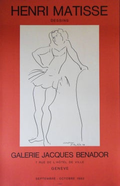 Christiane : Dancer - Lithograph Poster - Galerie Jacques Benador #Mourlot