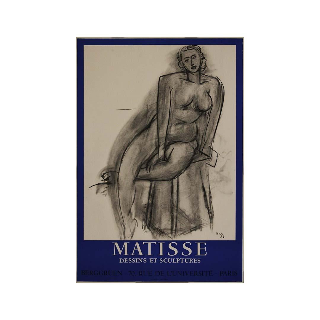 Affiche d'exposition d'Henri Matisse Dessins et Sculptures, circa 1950 en vente 3