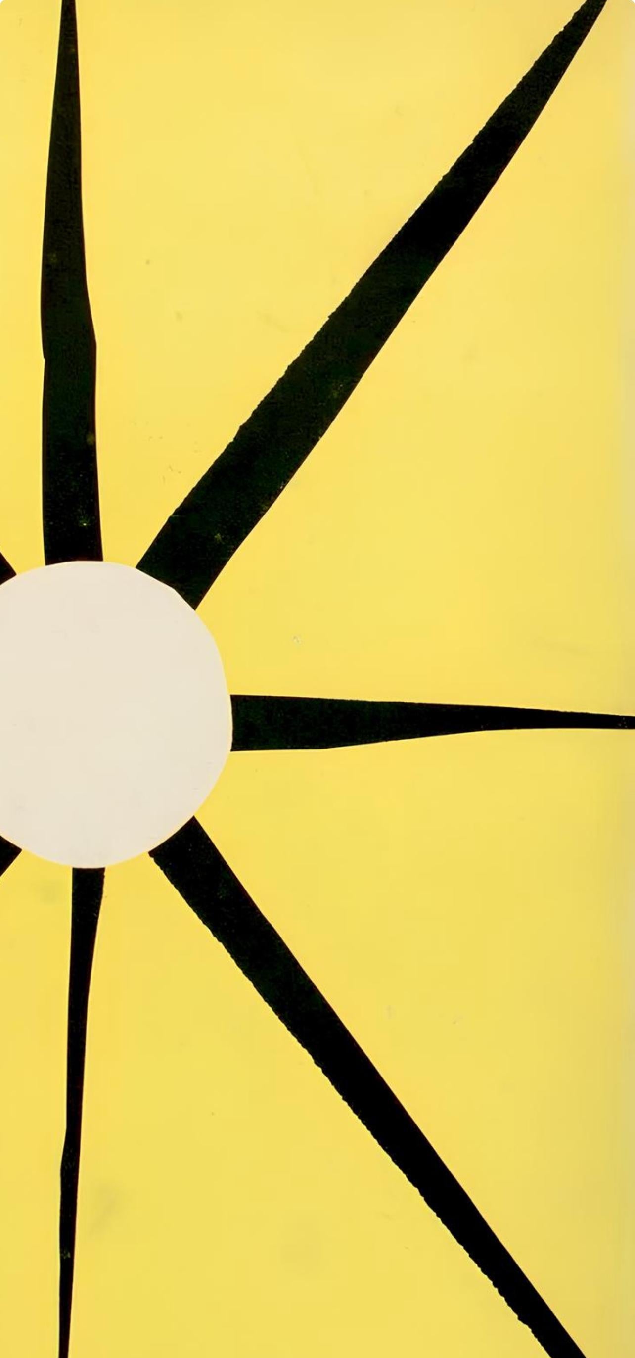 Composition (Duthuit 108), Verve: Revue Artistique et Littéraire - Yellow Abstract Print by Henri Matisse