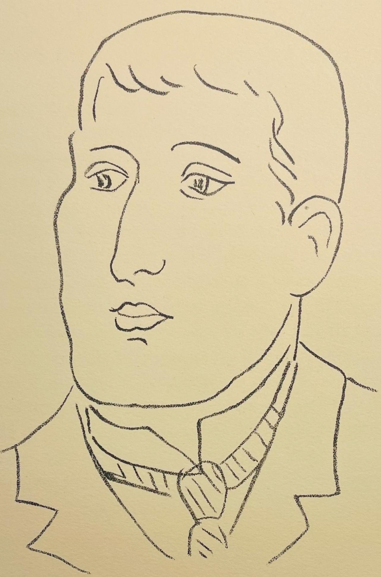 Lithograph on vélin a la forme des papeteries d'Arches paper. Unsigned and unnumbered, as issued. Good condition. Notes: From the folio, Apollinaire, Henri Matisse, 1952. Published by Éditions Raisons d'être, Paris; printed by Mourlot Frères, Paris,