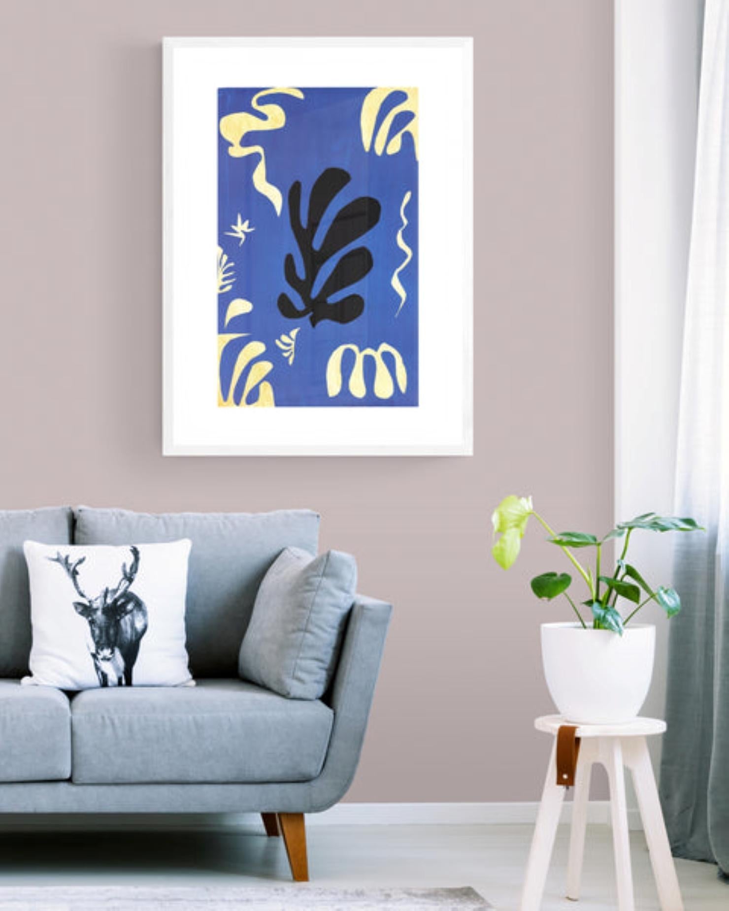 Komposition Fond Bleu von Henri Matisse im Angebot 2