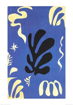 Composición Fond Bleu Por Henri Matisse
