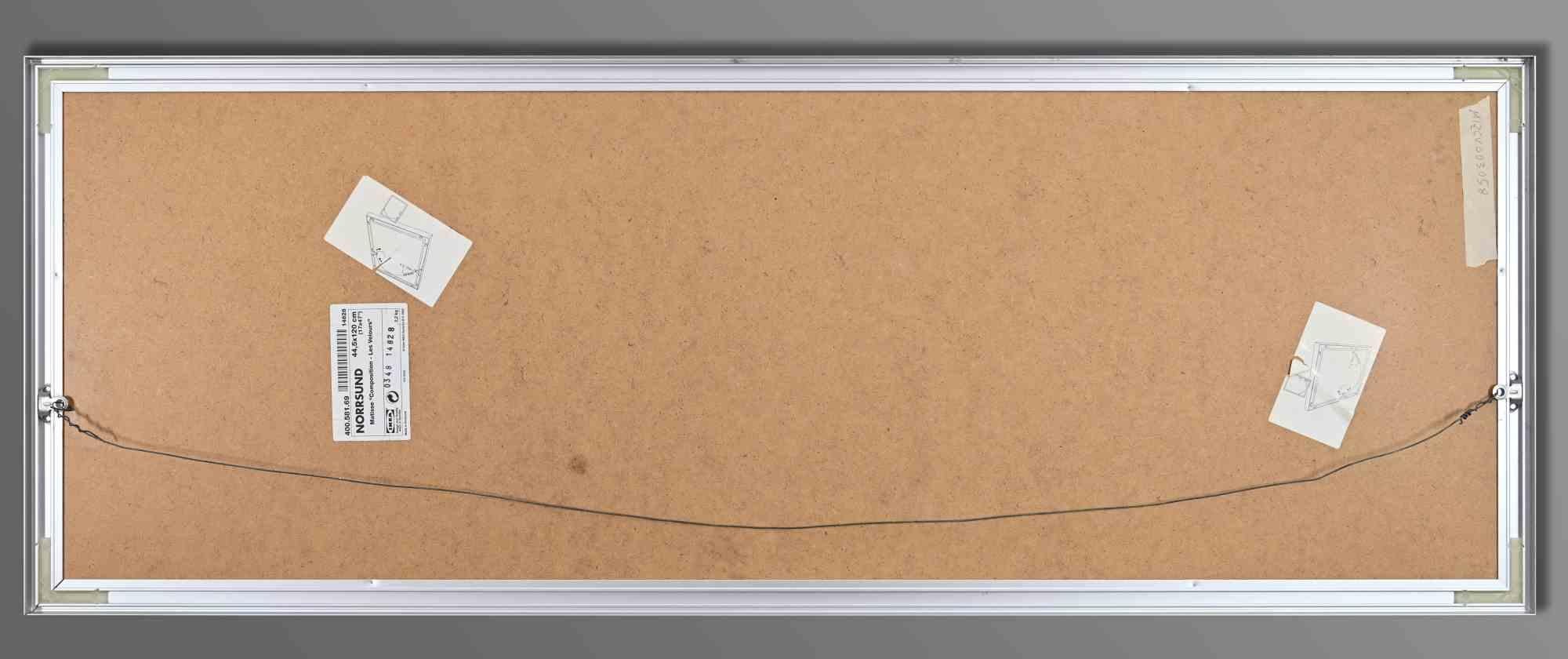 Composition Les Velours - Poster offset d'epoca dopo Henri Matisse (after) Henri Matisse - 2002 2