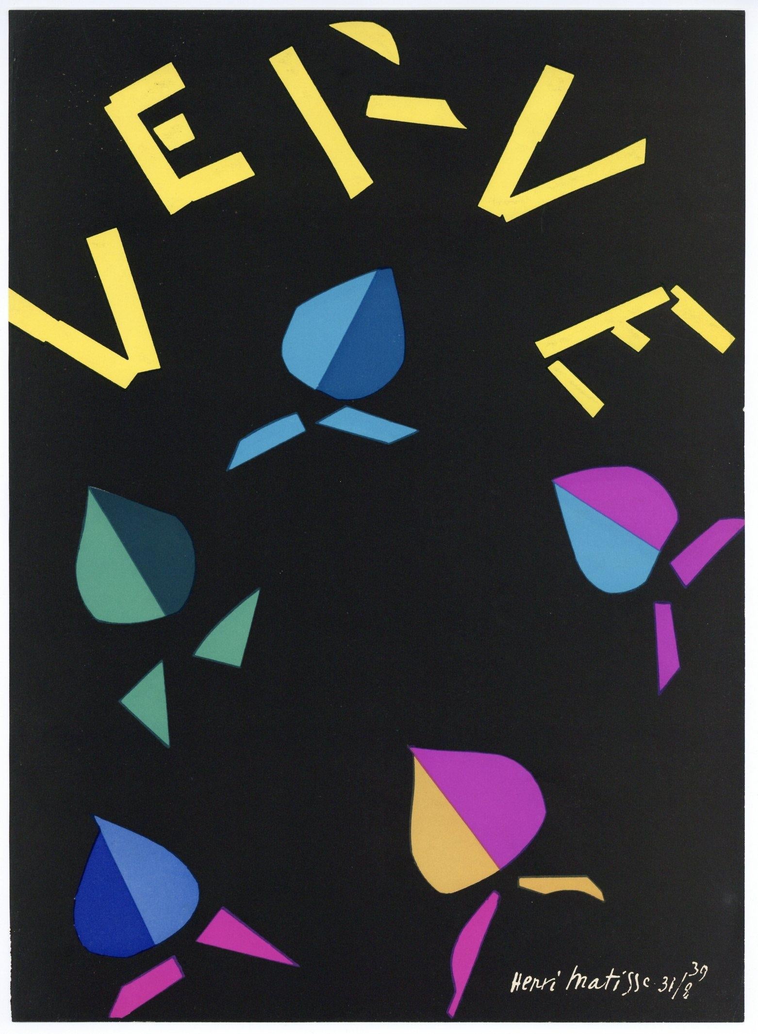 Lithographie sur papier vélin des Papeteries du Marais. Taille du papier : 14 x 10.25 pouces. Inscription : Signé dans la plaque et non numéroté, tel que publié. Catalogue raisonné de référence : Matisse, Henri, et al. Henri Matisse : Catalogue
