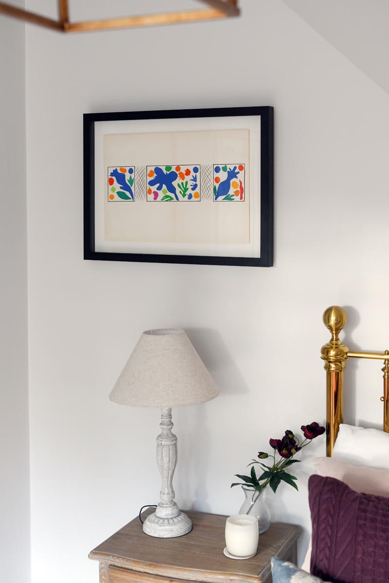 This lithograph titled Coquelicots, is a reproduction of one of Matisse's designs which was incorporated into a volume of Verve -  which featured lithographs produced directly by Matisse working with Mourlot. The volume was published posthumously in