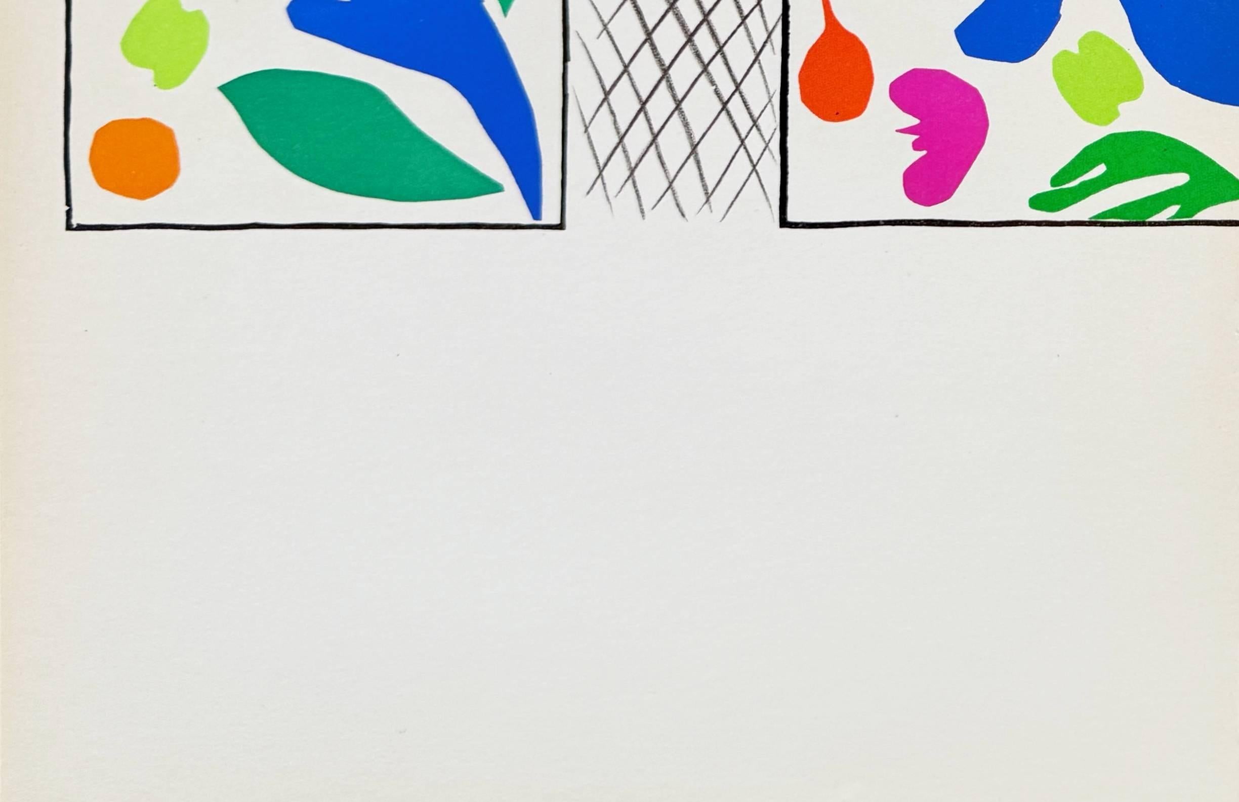 Coquelicots - Gray Print by Henri Matisse
