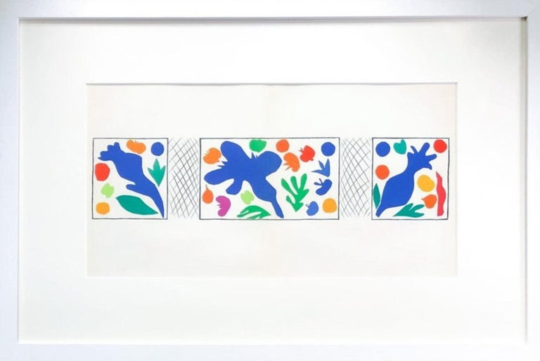 Henri Matisse - Coquelicots - Henri Matisse, Cut-Out, Vintage Lithograph,  French, Plants, Poppy For Sale at 1stDibs