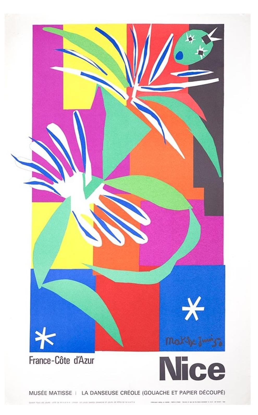 Danseuse Creole Niza Costa Azul - Print de Henri Matisse