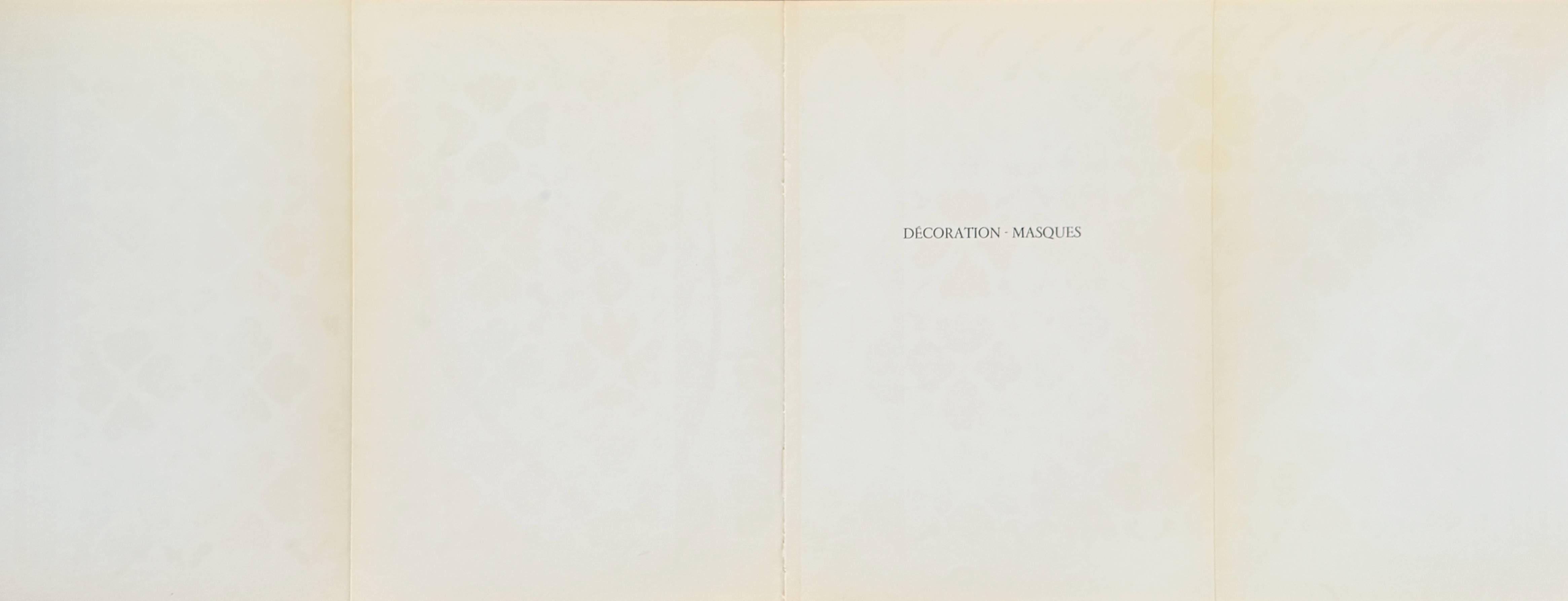 Decorazione - Maschere - Print di Henri Matisse