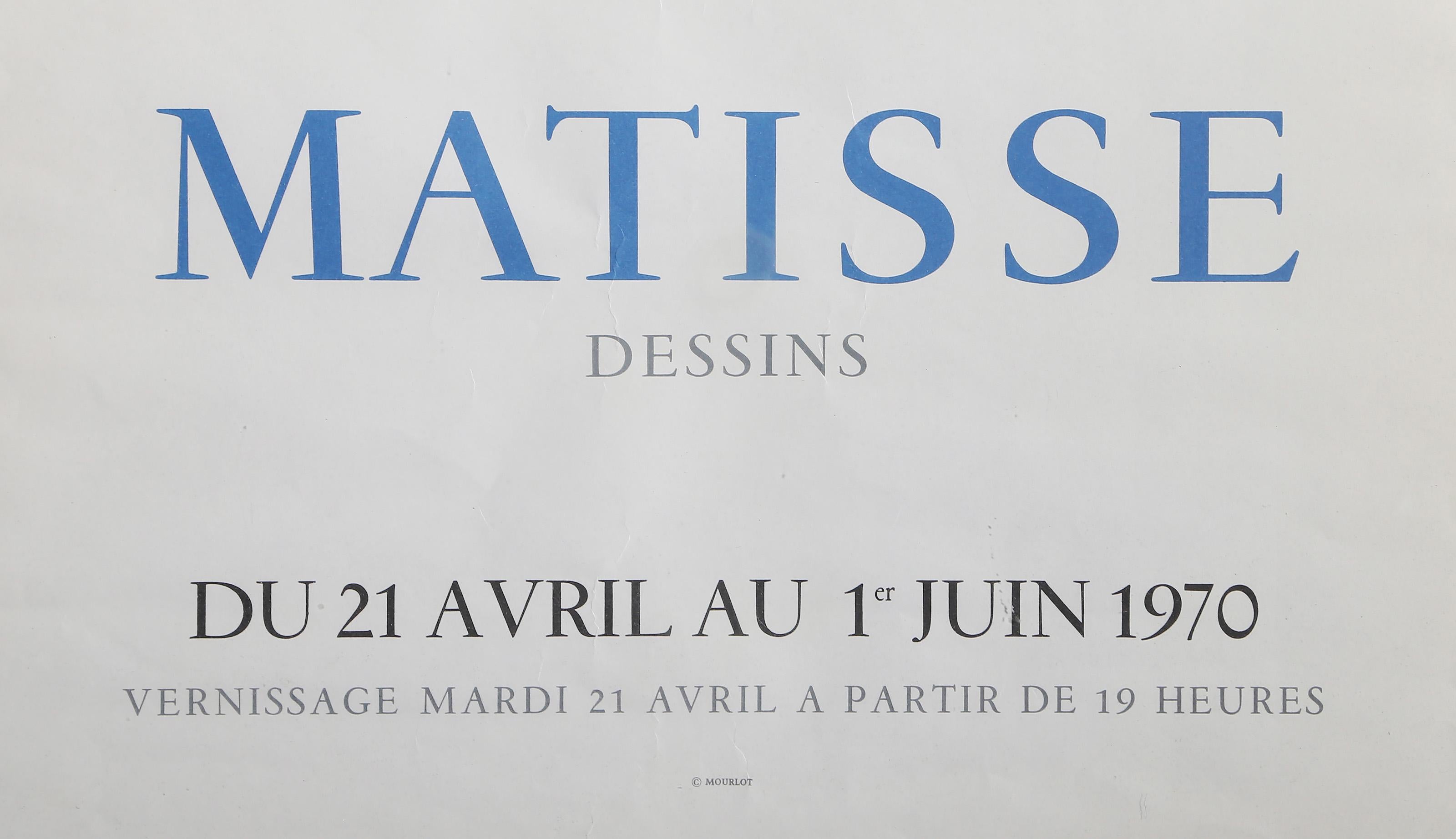 Dessins, Cartel litografía moderna de Henri Matisse en venta 1