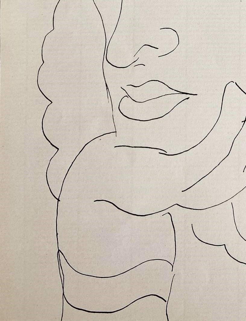 Divagazioni - Print Beige di Henri Matisse