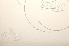 Edgar Allen Poe from Poesies, Modern Etching by Henri Matisse