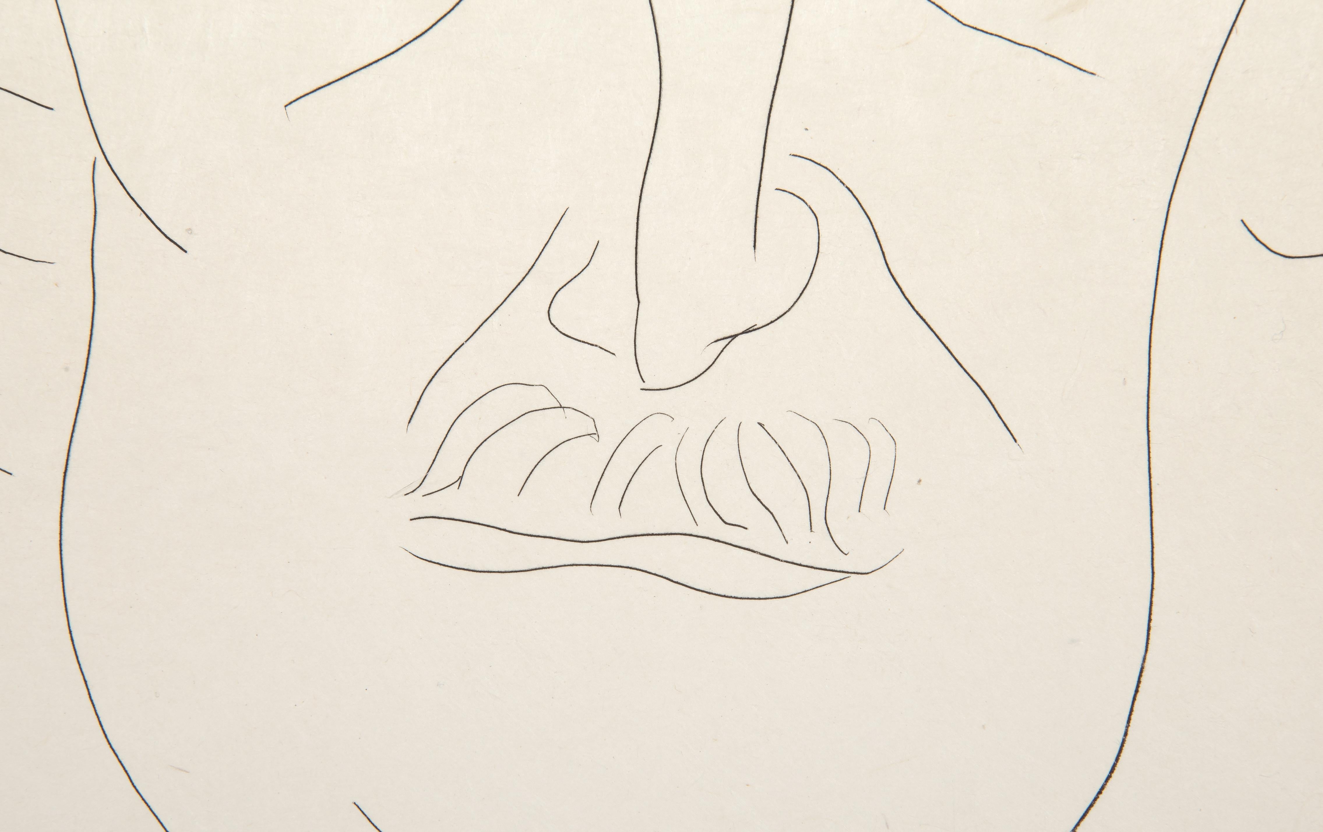 Edgar Allen Poe from Poesies, Modern Etching by Henri Matisse For Sale 2