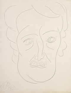Edgar Allen Poe from Poesies, Modern Etching by Henri Matisse