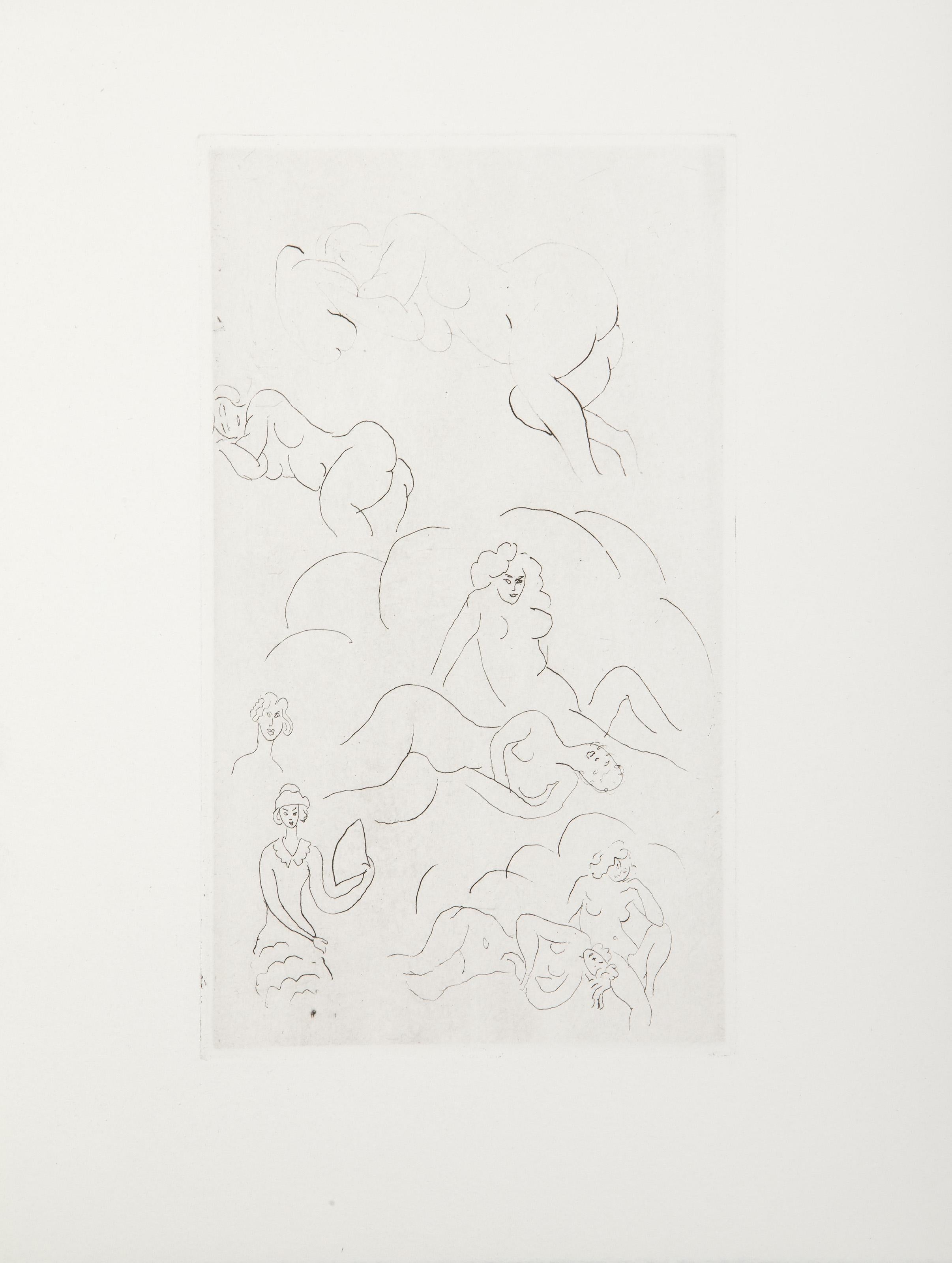 Etudes, Radierung von Henri Matisse im Angebot 2