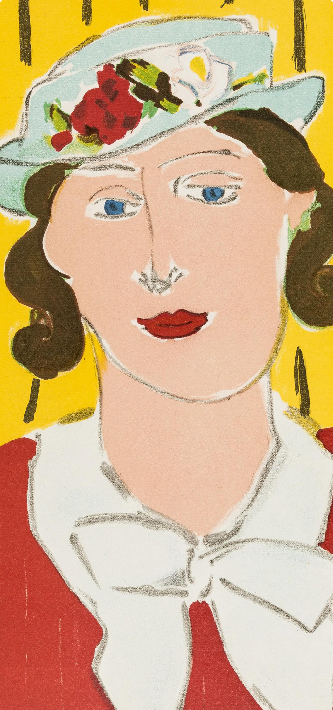 Femme au Chapeau, Verve: Revue Artistique et Littéraire - Print by Henri Matisse