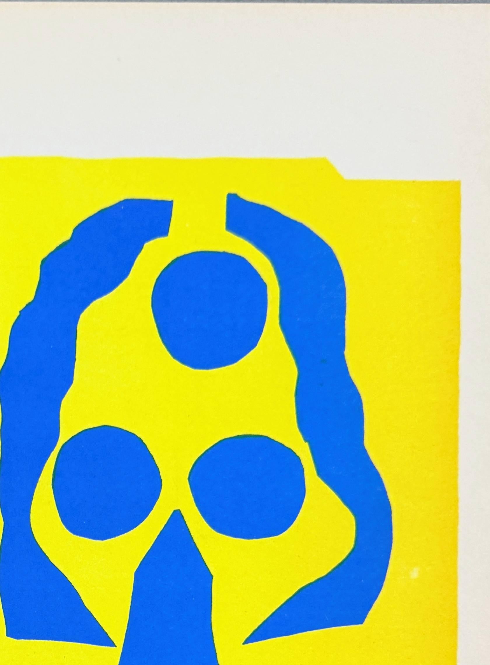 Femme Bleue - Surrealist Print by Henri Matisse