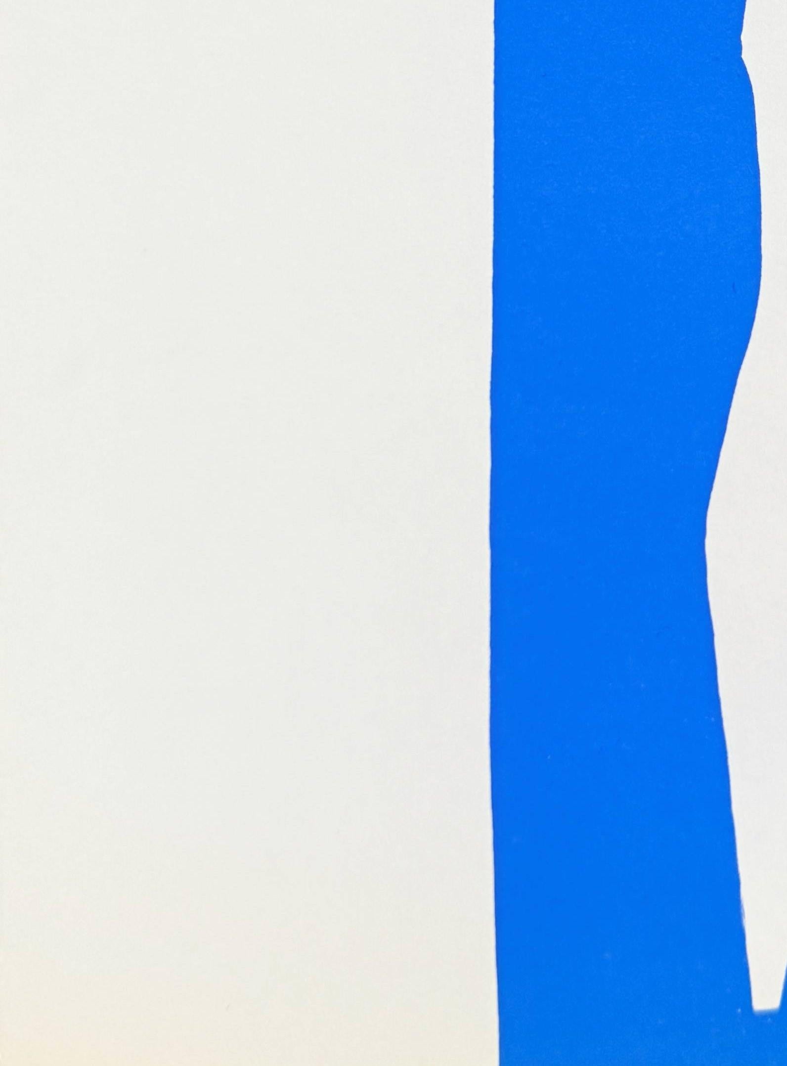 Femme Bleue - Print Grigio di Henri Matisse