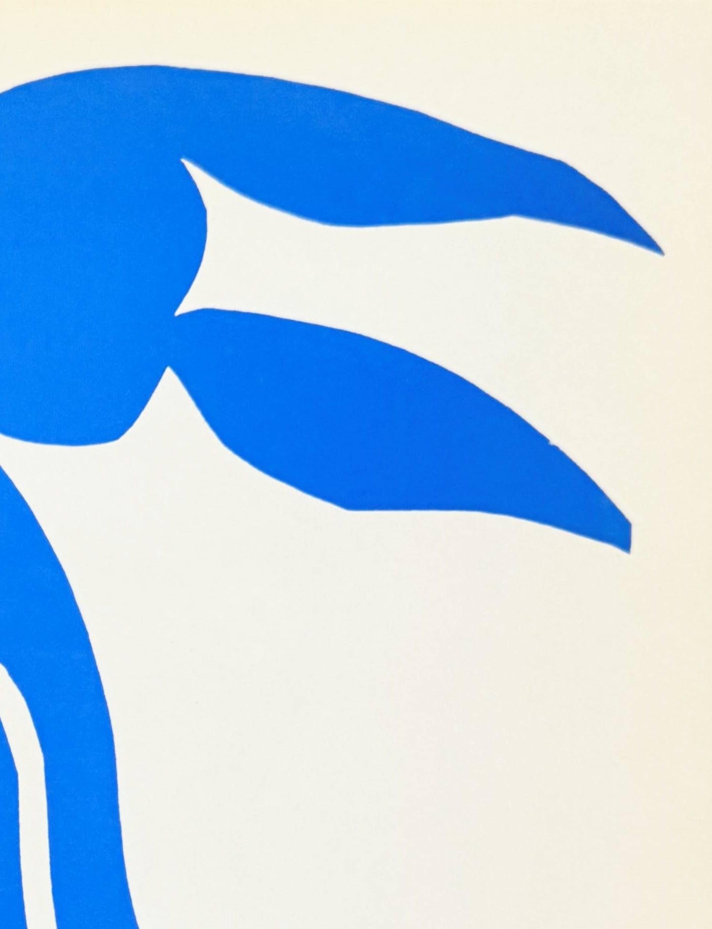 Femme Bleue - Print Bianco di Henri Matisse