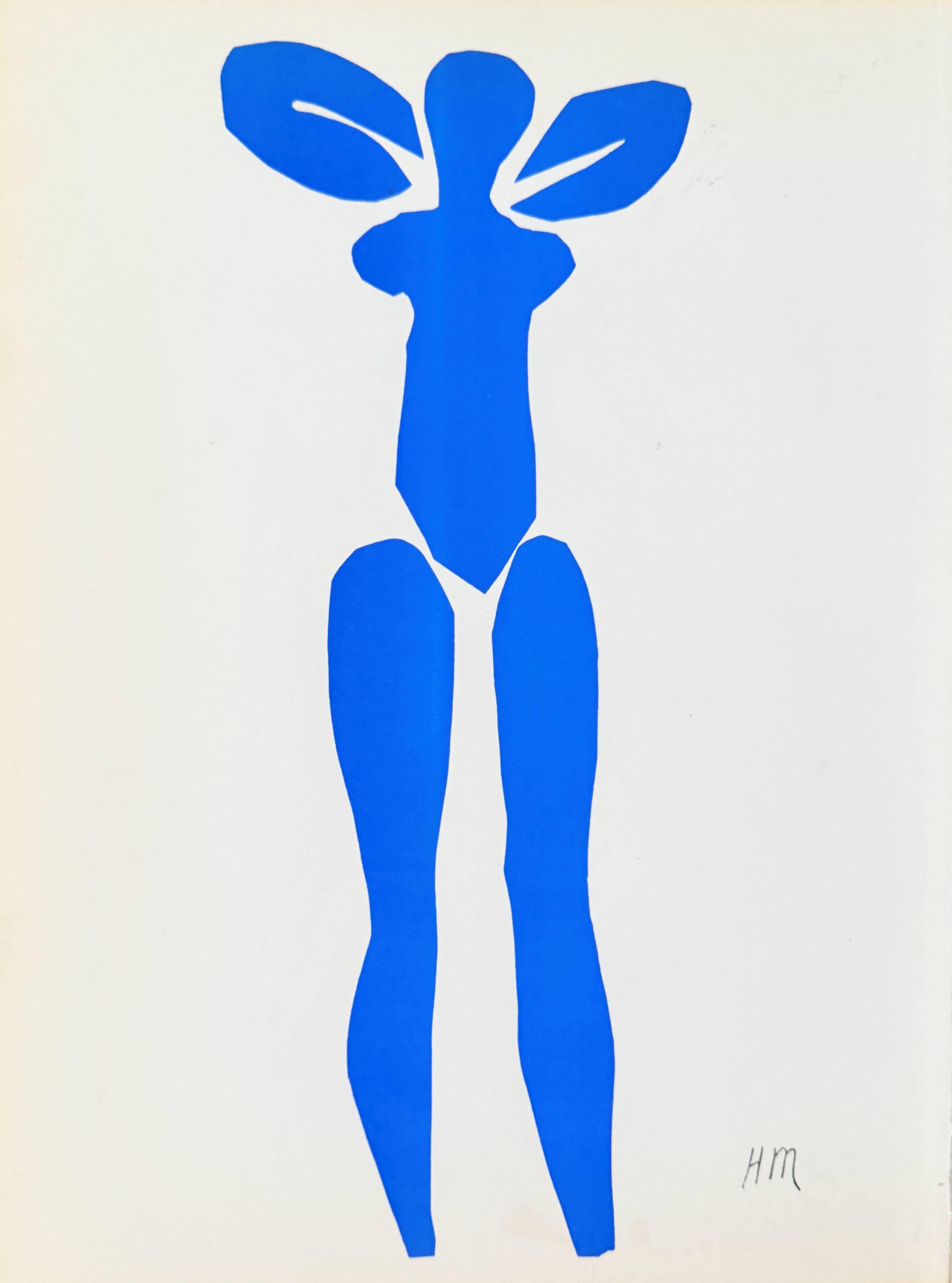 Print di Henri Matisse - Femme Bleue