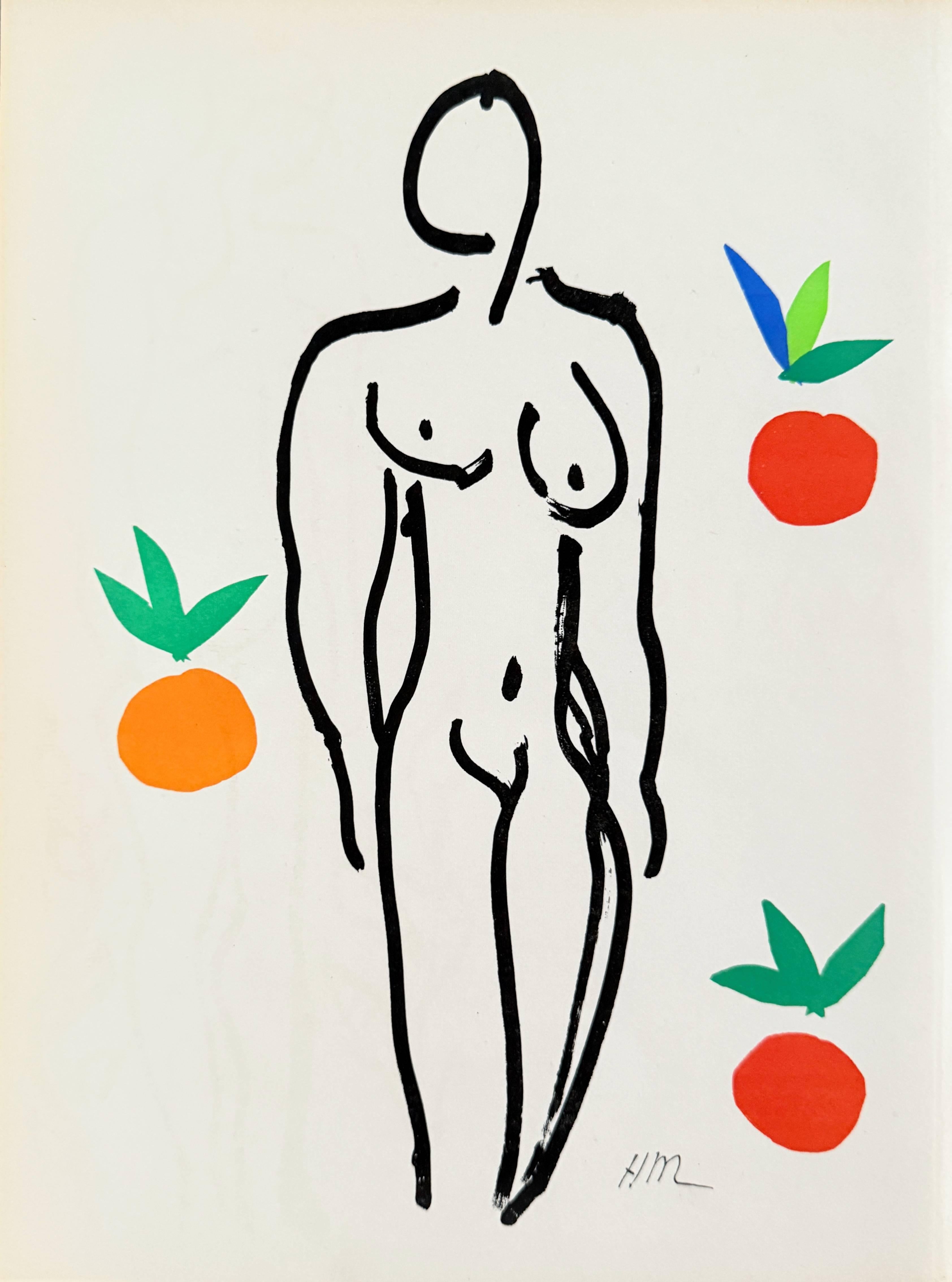 Print di Henri Matisse - Femme