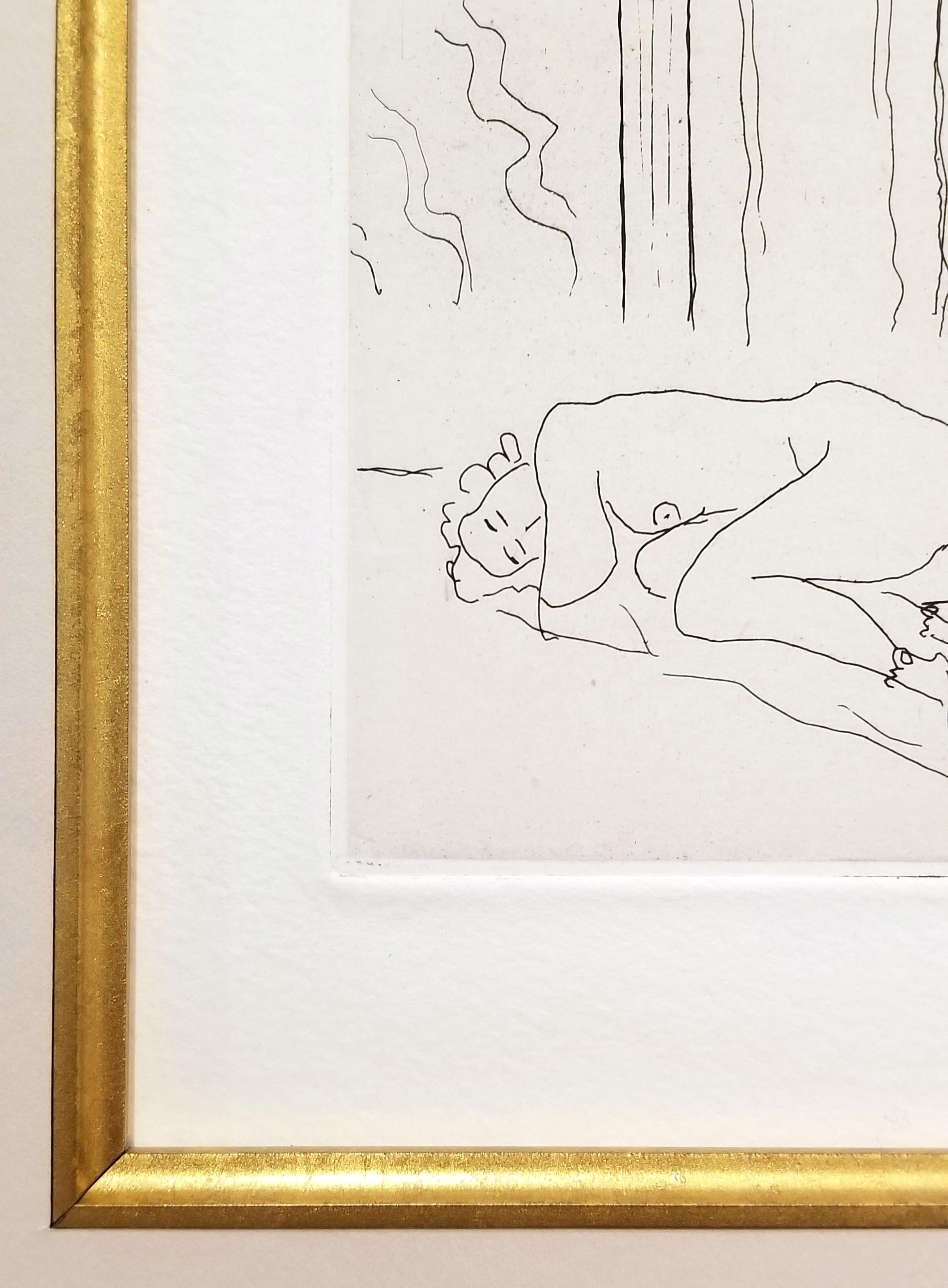 Figure Endormie dans un Intérieur /// Matisse en vente 5