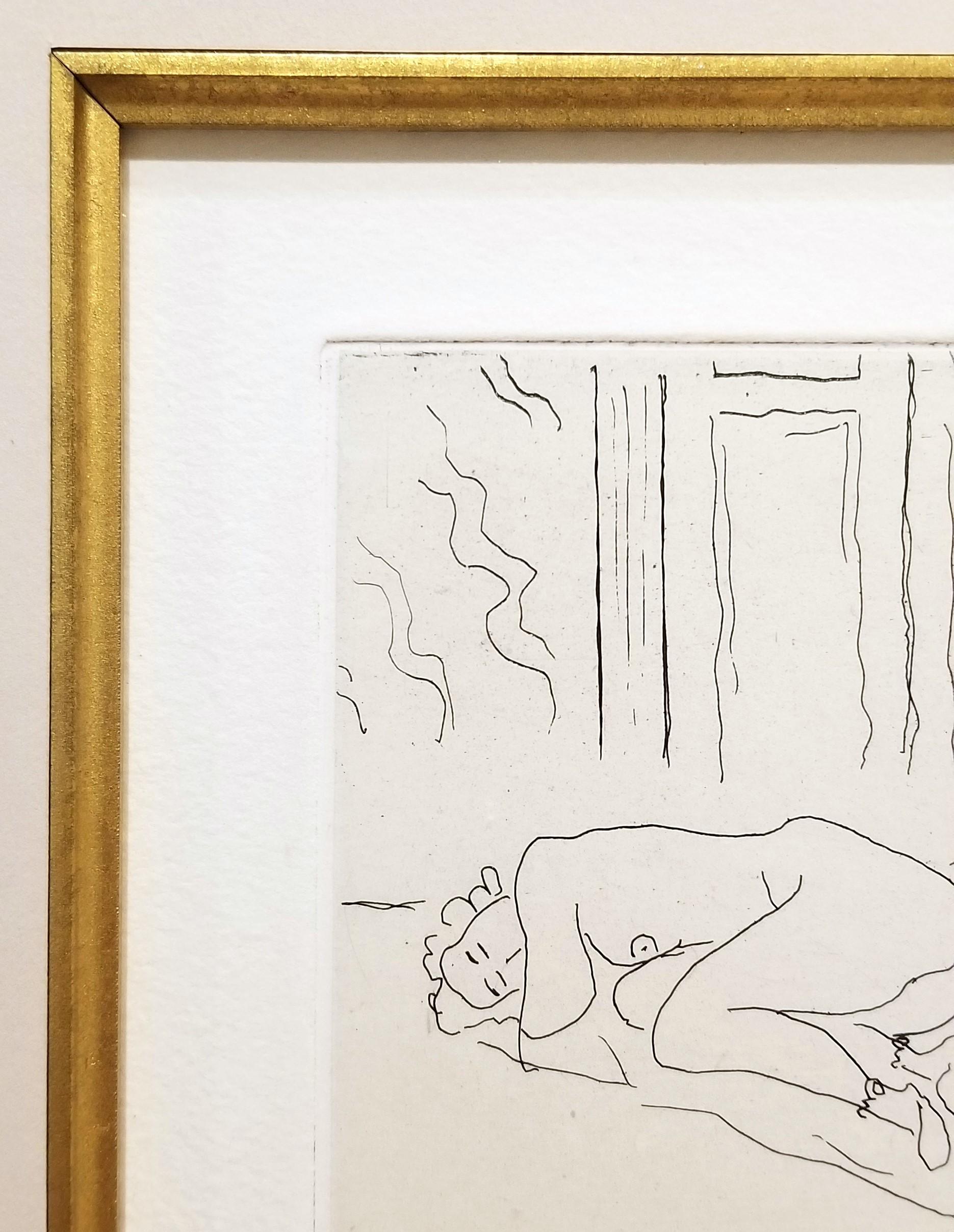 Figure Endormie dans un Intérieur /// Matisse en vente 6