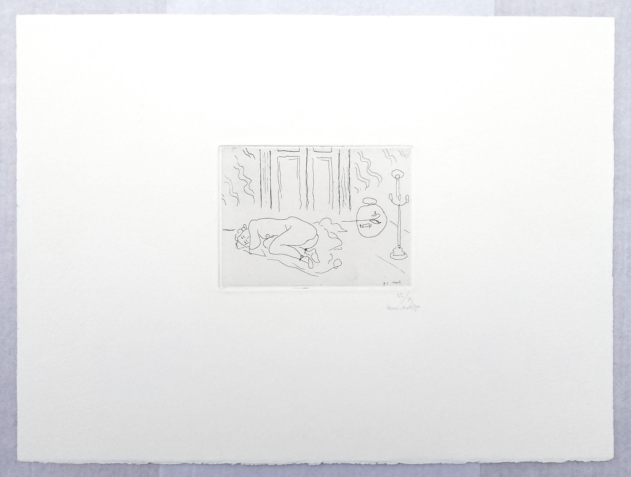 Figure Endormie dans un Intérieur /// Matisse - Print de Henri Matisse