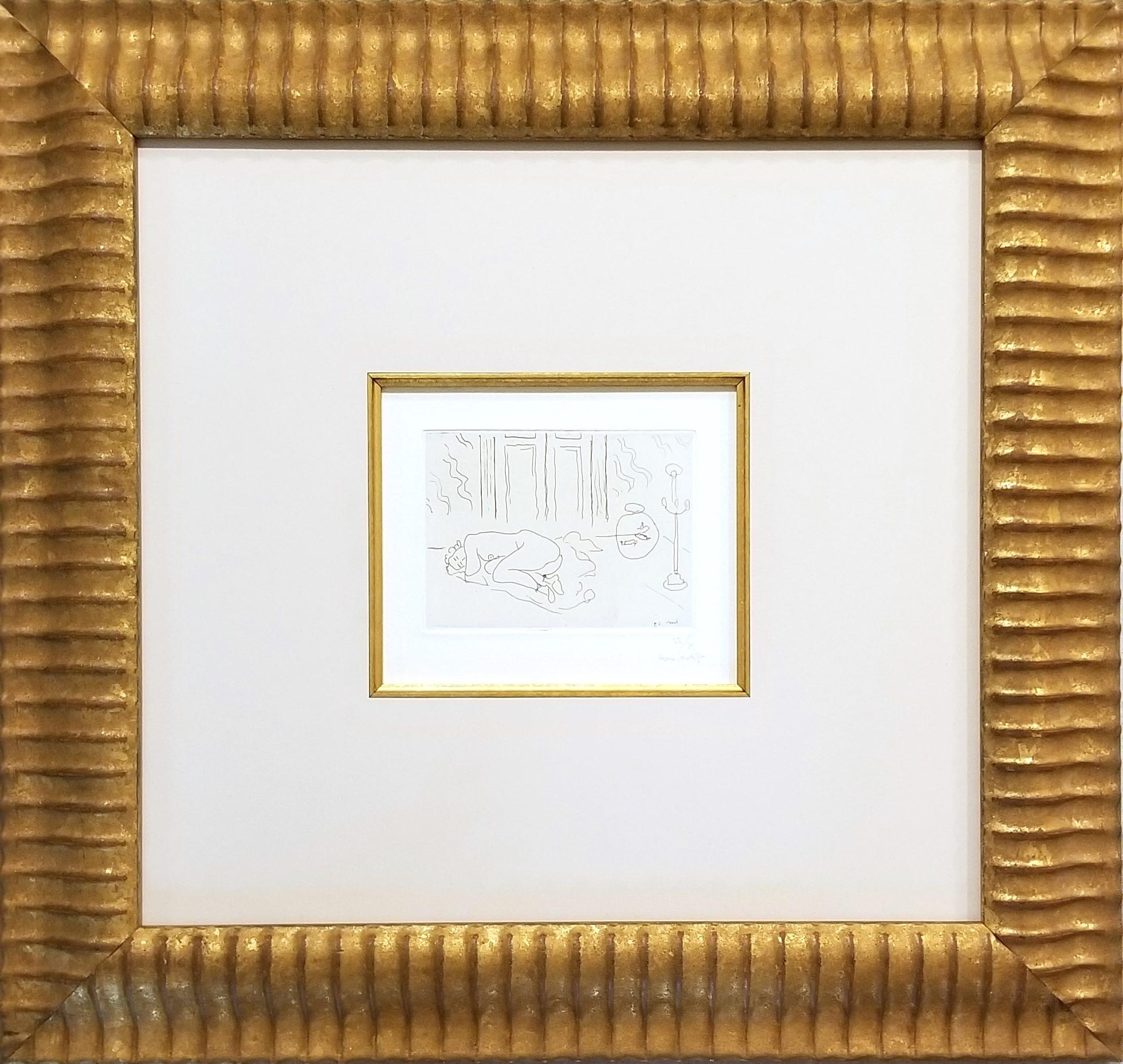 Figure Endormie dans un Intérieur /// Matisse - Moderne Print par Henri Matisse